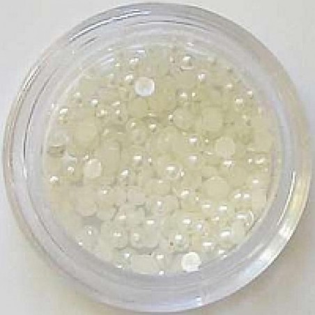 Pearls, 2mm, white