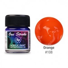 Acrylic Paint, One Stroke, Orange, 15ml