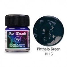 Acrylic Paint, One Stroke, Phthalo Green, 15ml