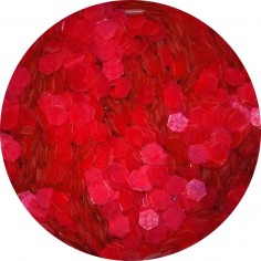 Confetti, red