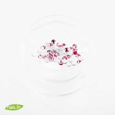 Swarovski Rhinestones, Light Rose, 2mm
