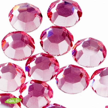 Swarovski Rhinestones, Light Rose, 3mm