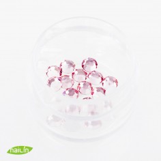 Swarovski Rhinestones, Light Rose, 4mm