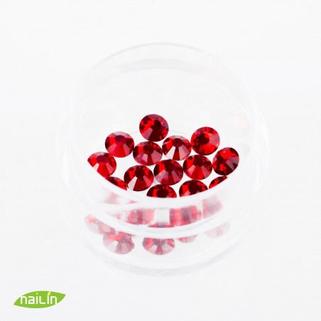 Swarovski Rhinestones, Light Siam, 4mm