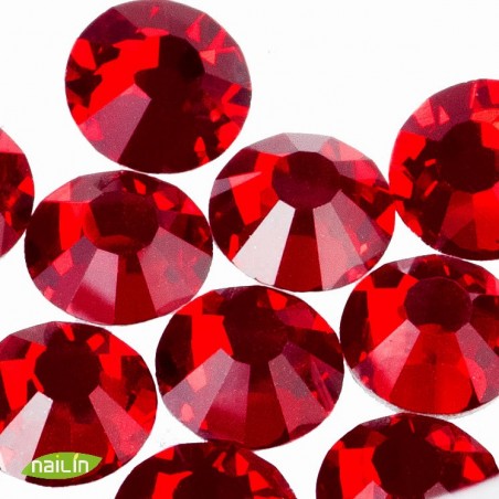 Swarovski Rhinestones, Light Siam, 4mm