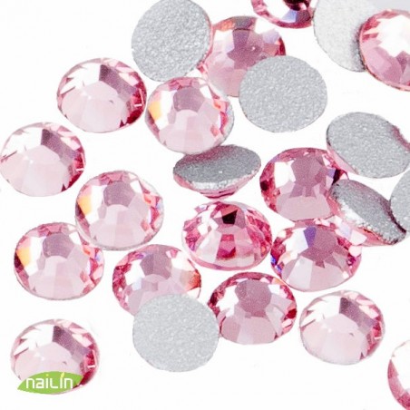 Swarovski Rhinestones, Light Rose, 2mm