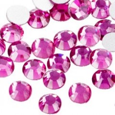 Swarovski Rhinestones, Fuchsia, 2mm 2