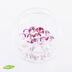 Swarovski Rhinestones, Multicolor Pink, 4mm