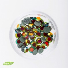 Rhinestones, 4mm, multicolor