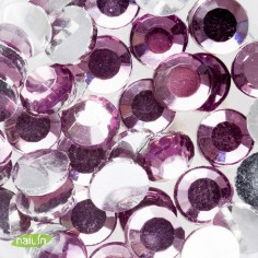 Strassit, 4mm, violetti 2