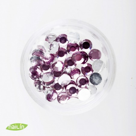 Rhinestones, 4mm, violet