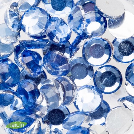 Rhinestones, 4mm, blue