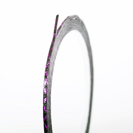 Decorative Stripe, black & violet