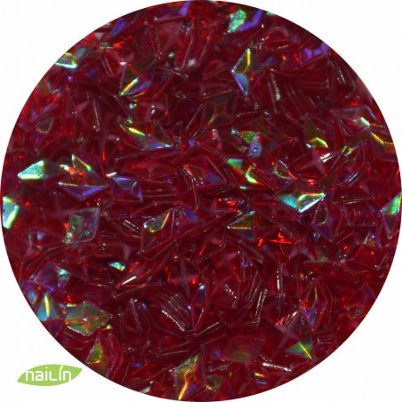 Confetti Diamonds, dark red