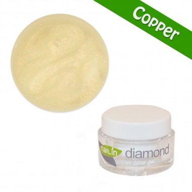 Värviline geel, Diamond Copper, 5g