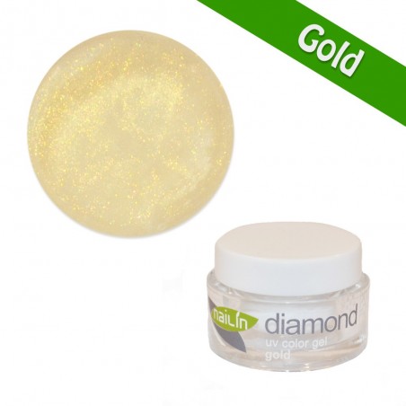 Värviline geel, Diamond Gold, 5g