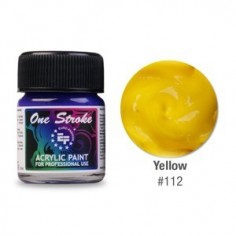 Akrüülvärv, One Stroke, Yellow, 15ml