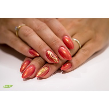 Värviline geel, Metallic Golden Red, 5g