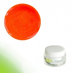 Цветной гель, Neon Glitter Orange, 5g