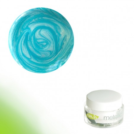 Värviline geel, Metallic Golden Turquoise, 5g
