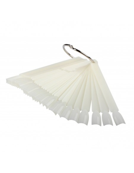 Värinäytteiden paletti, metallisella renkaalla, 50 tippiä