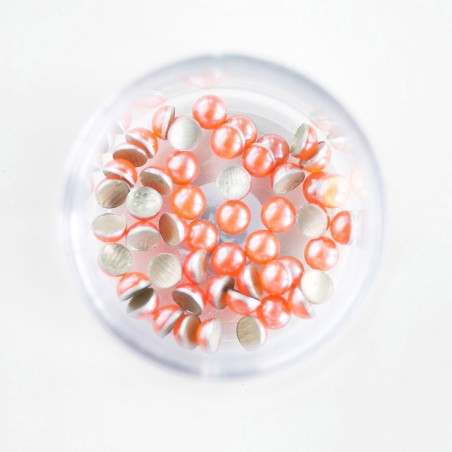 Glitter pärlid, multicolor virsik