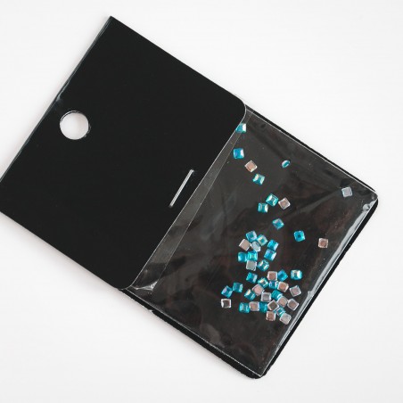 Lasikivet neliö, sininen