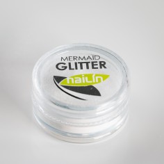 Mermaid glitter, valkoinen 2