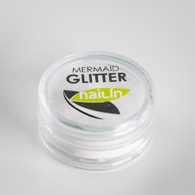 Mermaid glitter, valge