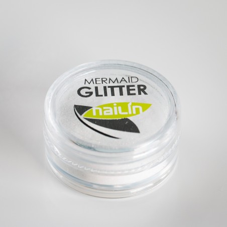 Mermaid glitter, valkoinen