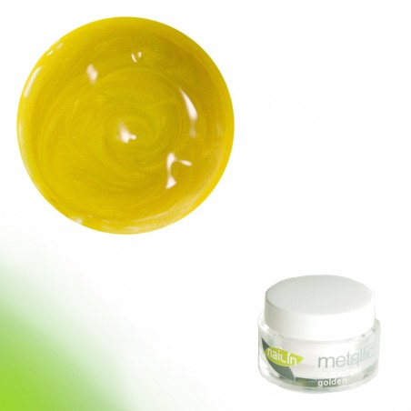 Цветной гель, Metallic Golden Yellow, 5g