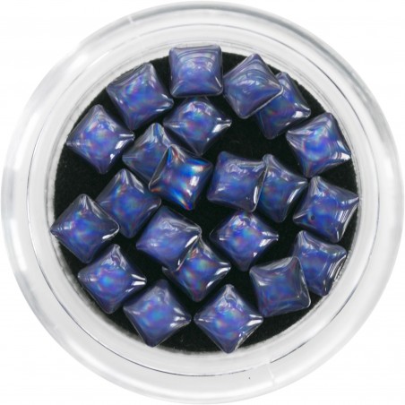 3D Pearls, violet squares