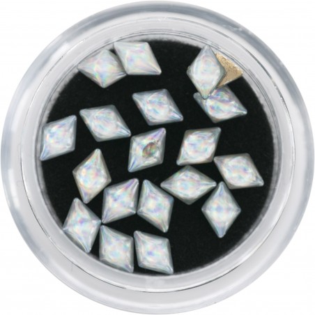 3D Pearls, silver-blue rhombus 3D Pearls, silver-blue rhombus