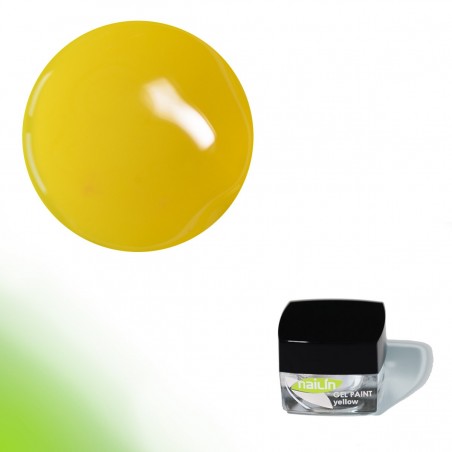 Värviline geel, Gel Paint Yellow, 4g