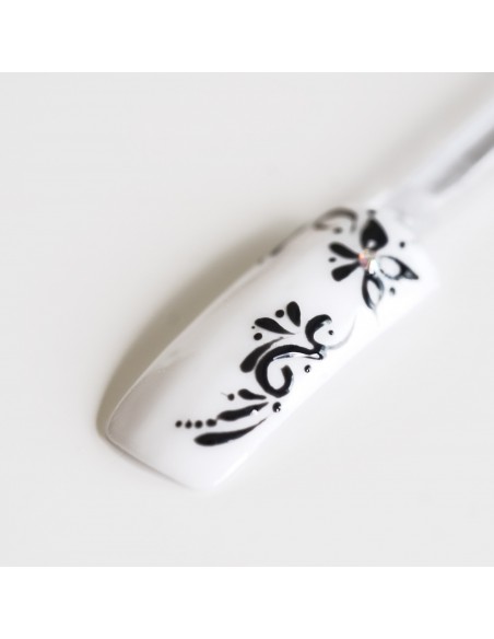 Värviline geel, Gel Paint Black, 4g