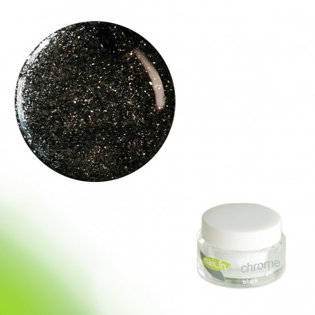 Värviline geel, Chrome Black, 5g