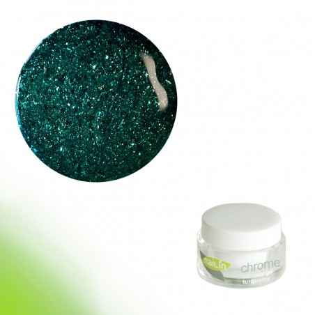 Color Gel, Chrome Turquoise, 5g