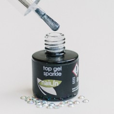 Finish Gel, Top Gel Sparkle, 8ml 2