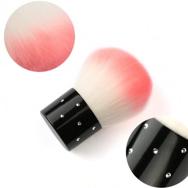 Nail brush, rhinestones