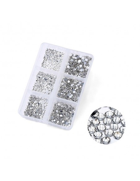 Kivide komplekt, Clear, 1,6mm - 3mm, 1680 tk