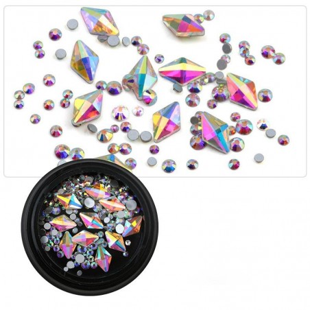 Rhinestones mix, Crystal AB III