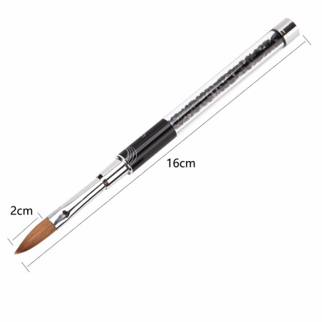 Acrylic brush, Kolinsky 8