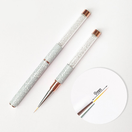 Nail art brush, 9 mm