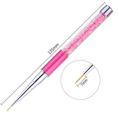 Nail art brush, 7mm