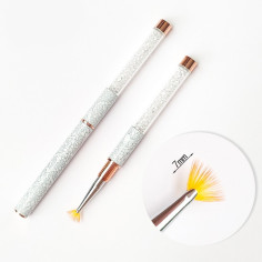 Nail art brush fan, 7mm