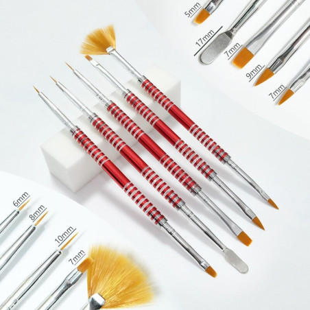 Set of double-sided brushes, 10 pcs